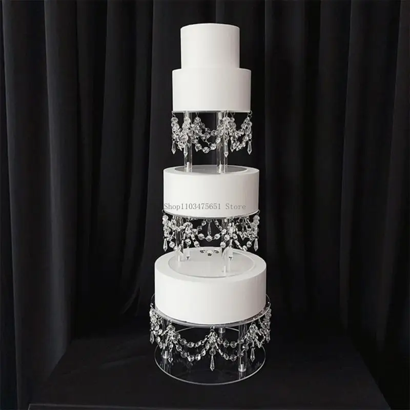 Shatterproof Crystal Acrylic Dessert Stand with Beads Chain for Celebration
Shatterproof Crystal Acrylic Dessert Stand with Beads Chain for Celebration