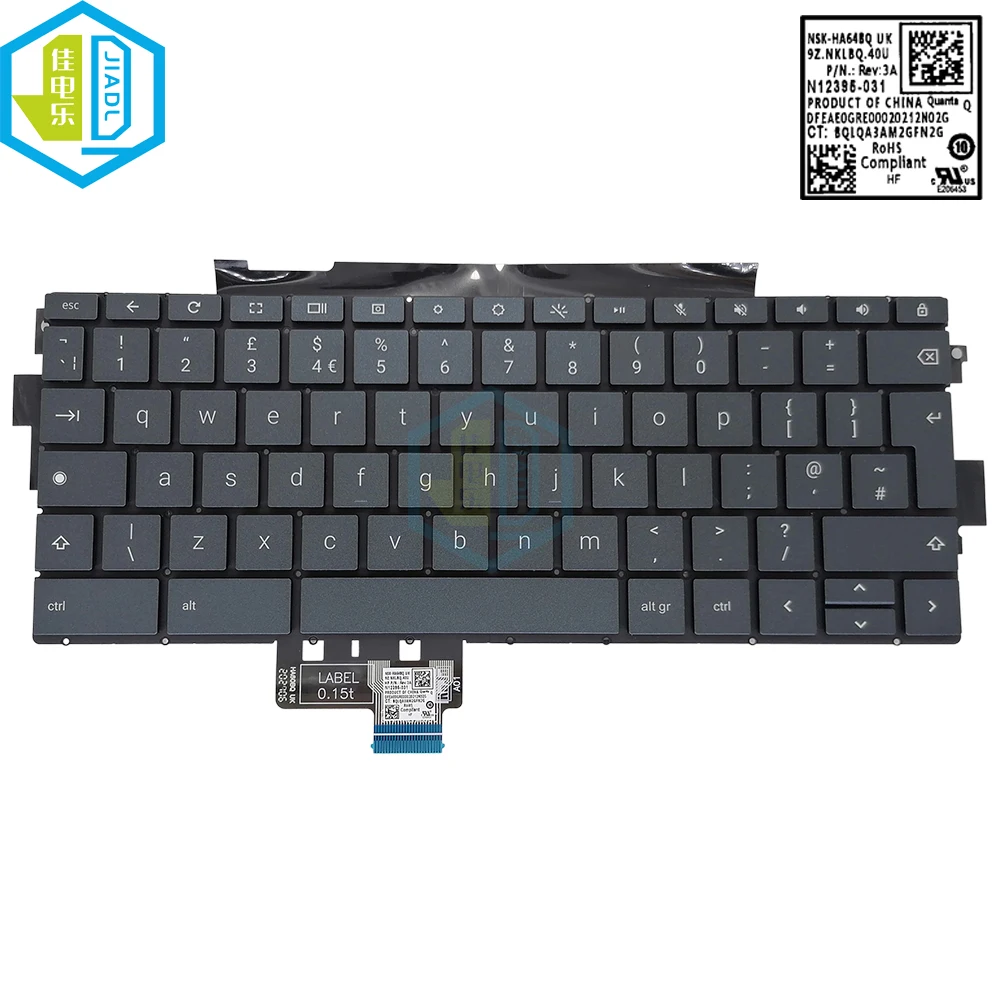 Original UK GB US English Backlight Keyboard For HP Elite Dragonfly Chrome Book Enterprise Laptop Backlit Keyboards NSK-HA64BQ
Original UK GB US English Backlight Keyboard For HP Elite Dragonfly Chrome Book Enterprise Laptop Backlit Keyboards NSK-HA64BQ
