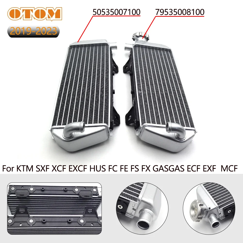 Радиатор OTOM 4-тактный для KTM HUSQVARNA GASGAS EXCF SXF XCF ECF 19-23, охладитель двигателя, бачок для воды, аксессуары для мотоциклов
Радиатор OTOM 4-тактный для KTM HUSQVARNA GASGAS EXCF SXF XCF ECF 19-23, охладитель двигателя, бачок для воды, аксессуары для мотоциклов