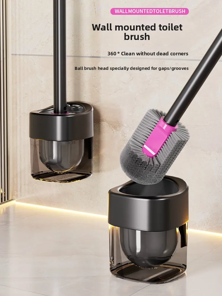 Long Handle Toilet Brush Wall-Mounted No-Drilling Bathroom Cleaning Tool Reach Every Corner Toilet Sweeper Durable Plastic
Long Handle Toilet Brush Wall-Mounted No-Drilling Bathroom Cleaning Tool Reach Every Corner Toilet Sweeper Durable Plastic