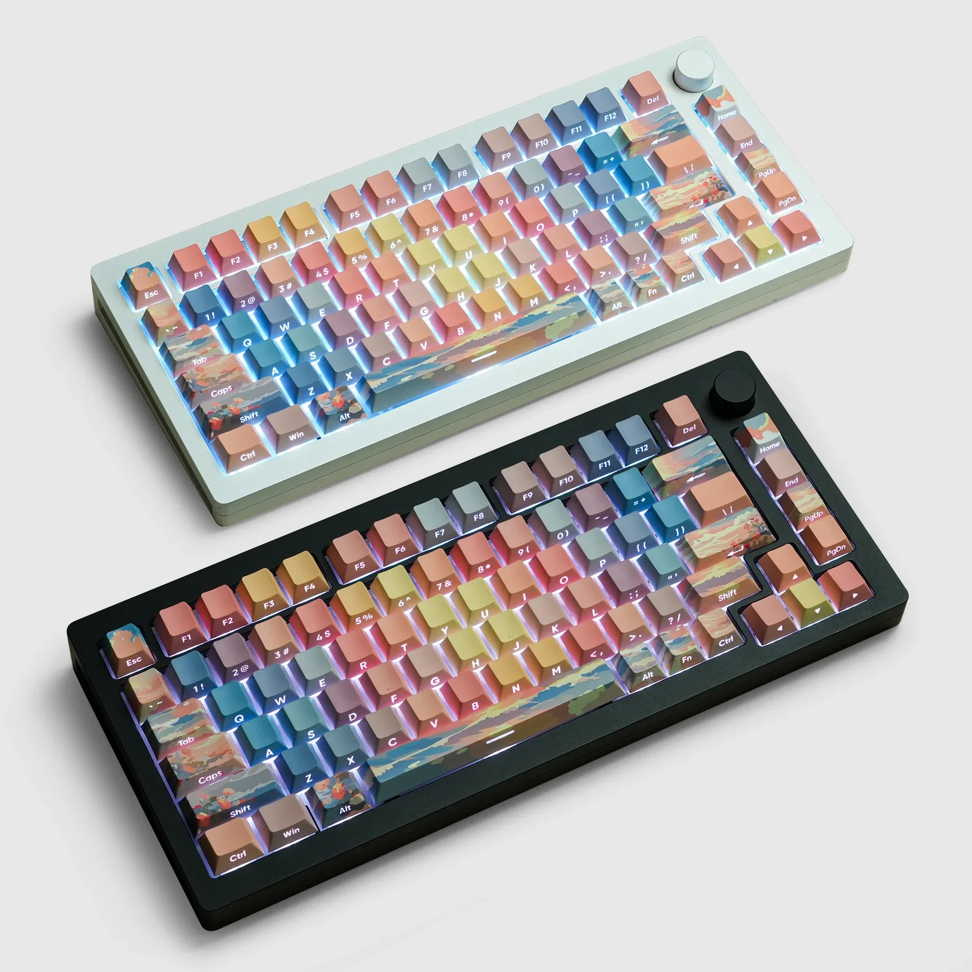 Sunset afterglow theme mechanical keyboard cap personalized customized light transmission pbt side engraved keycap
Sunset afterglow theme mechanical keyboard cap personalized customized light transmission pbt side engraved keycap