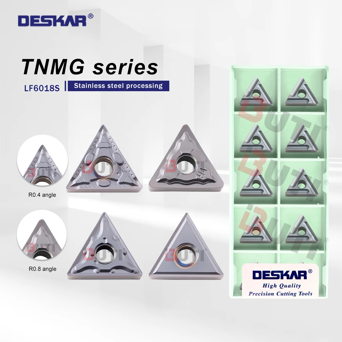 DESKAR 100% Original TNMG160404 TNMG160408 CF HA MA MS R-S L-S LF6018S Lathe Turning Blade Hard Alloy Blade Processing Stainless
DESKAR 100% Original TNMG160404 TNMG160408 CF HA MA MS R-S L-S LF6018S Lathe Turning Blade Hard Alloy Blade Processing Stainless