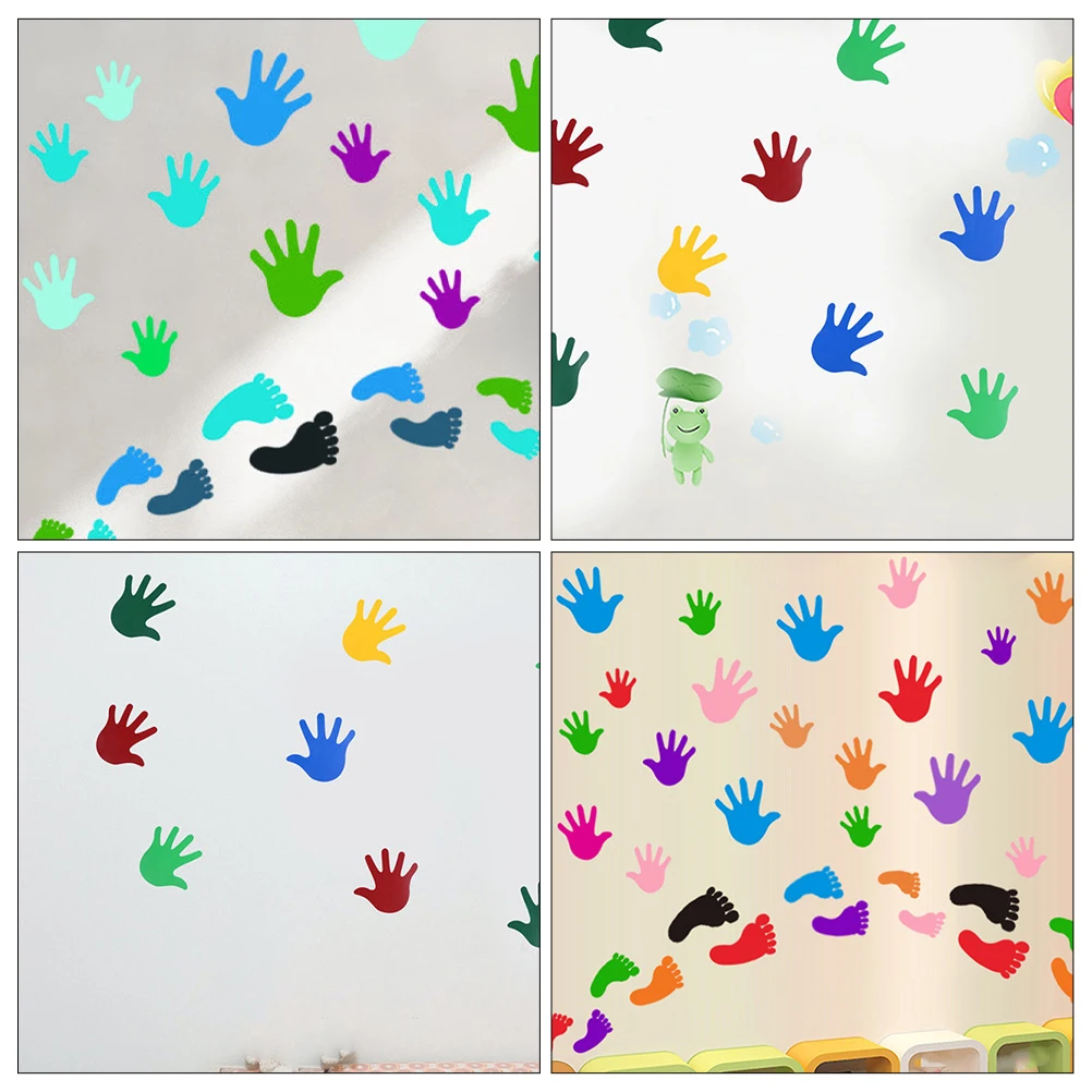 10 Pairs Handprints Decoration Stickers Kids Room Wall Blue PVC Self Adhesive Removable Wall Decals Smooth Surface
10 Pairs Handprints Decoration Stickers Kids Room Wall Blue PVC Self Adhesive Removable Wall Decals Smooth Surface