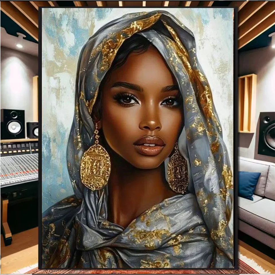 DIY Diamond Painting New Arrival 2025 African woman Diamond Mosaic Featured Headscarf Cross Stitch Home Decoration Accessories
DIY Diamond Painting New Arrival 2025 African woman Diamond Mosaic Featured Headscarf Cross Stitch Home Decoration Accessories