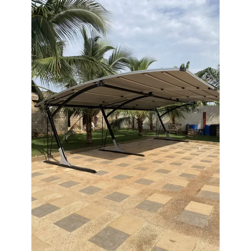 Customized Outdoor Aluminum Powder Coated Arch Roof Coated Sail Carport with 2-Car Parking Capacity
Customized Outdoor Aluminum Powder Coated Arch Roof Coated Sail Carport with 2-Car Parking Capacity