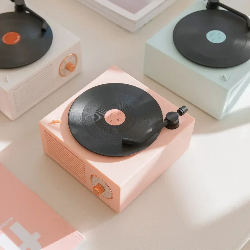 Music Box Type Built-in Portable Record Player Shape Bluetooth Stereo Wireless Vintage Retro Microphone Speaker HIFI Aux Support
Music Box Type Built-in Portable Record Player Shape Bluetooth Stereo Wireless Vintage Retro Microphone Speaker HIFI Aux Support