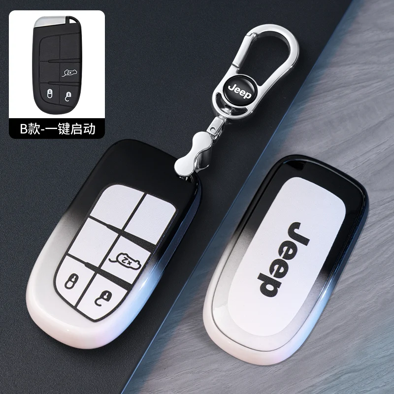 Fashion TPU Car Key Cover Case Shell For Jeep Grand Cherokee WK2 KL Wrangler JK Renegade Commander Compass 2018 2022 Accessories
Fashion TPU Car Key Cover Case Shell For Jeep Grand Cherokee WK2 KL Wrangler JK Renegade Commander Compass 2018 2022 Accessories