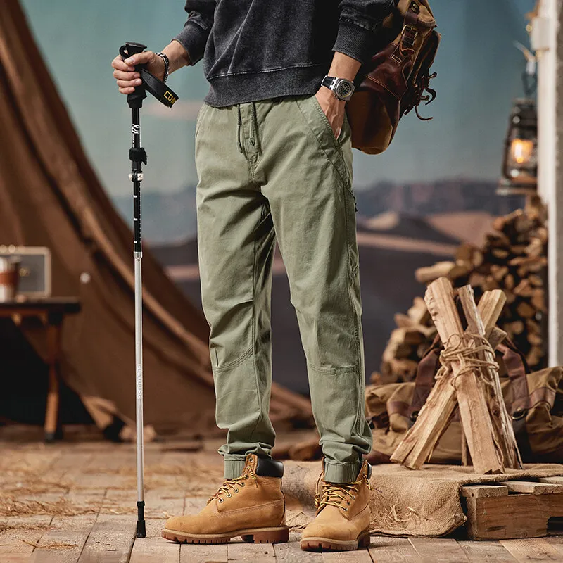 Men's Casual Loose Straight Pants with Multiple Pockets, Drawstring Elastic Waist, American Outdoor Overalls
Men's Casual Loose Straight Pants with Multiple Pockets, Drawstring Elastic Waist, American Outdoor Overalls