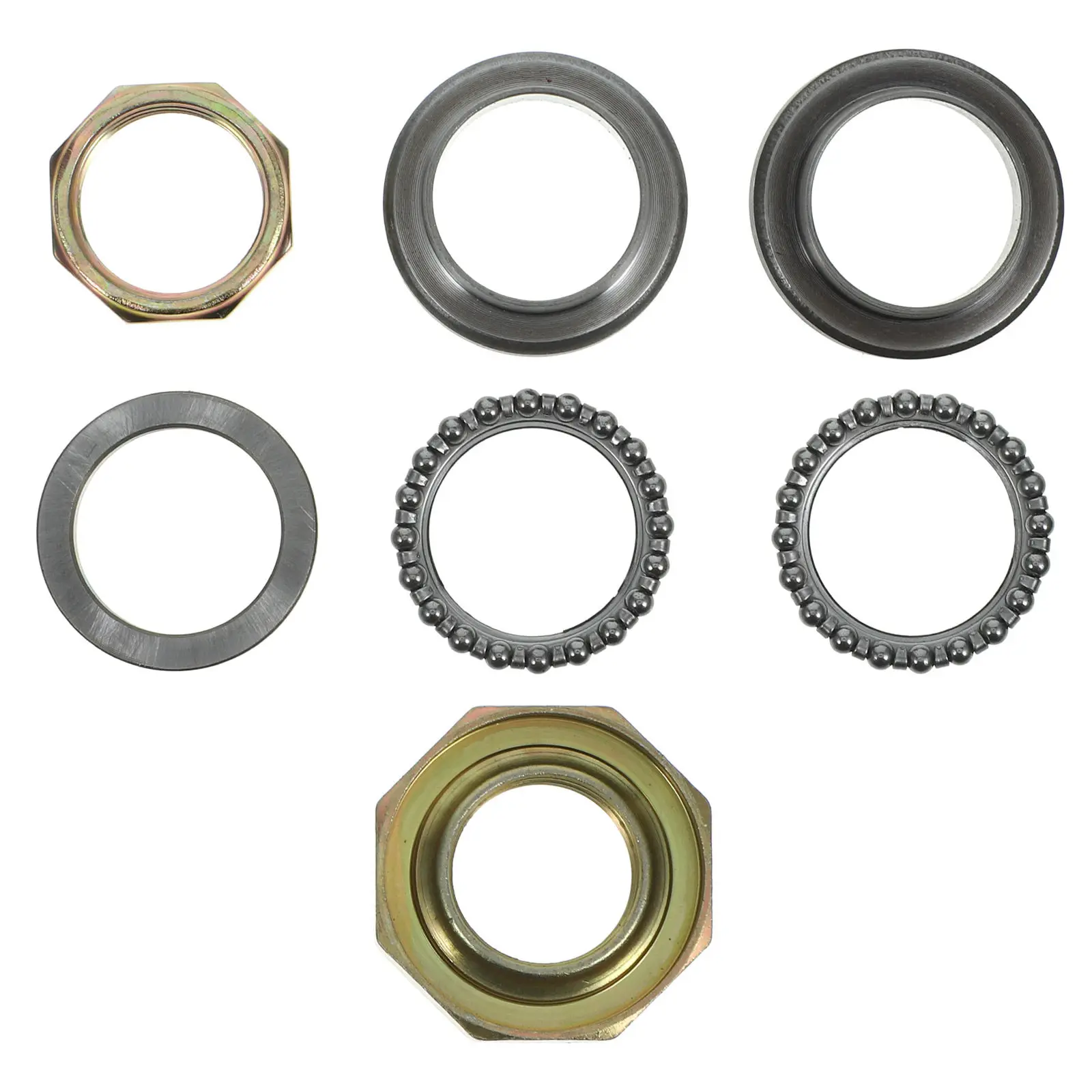 1Set Steering Stem Bearing Set Robust Iron Material Scooter Fork Neck Bearing Kit Front Fork Steering Stem Replacement
1Set Steering Stem Bearing Set Robust Iron Material Scooter Fork Neck Bearing Kit Front Fork Steering Stem Replacement