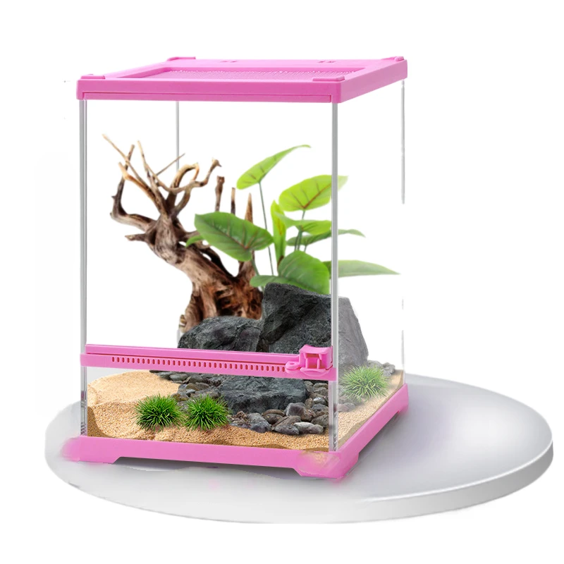 Climbing Pet Rainforest Tank Chameleon Breeding Box Lizard Eyelash Habitat Crab Spider Glass Tank Reptile Breeding Tank
Climbing Pet Rainforest Tank Chameleon Breeding Box Lizard Eyelash Habitat Crab Spider Glass Tank Reptile Breeding Tank
