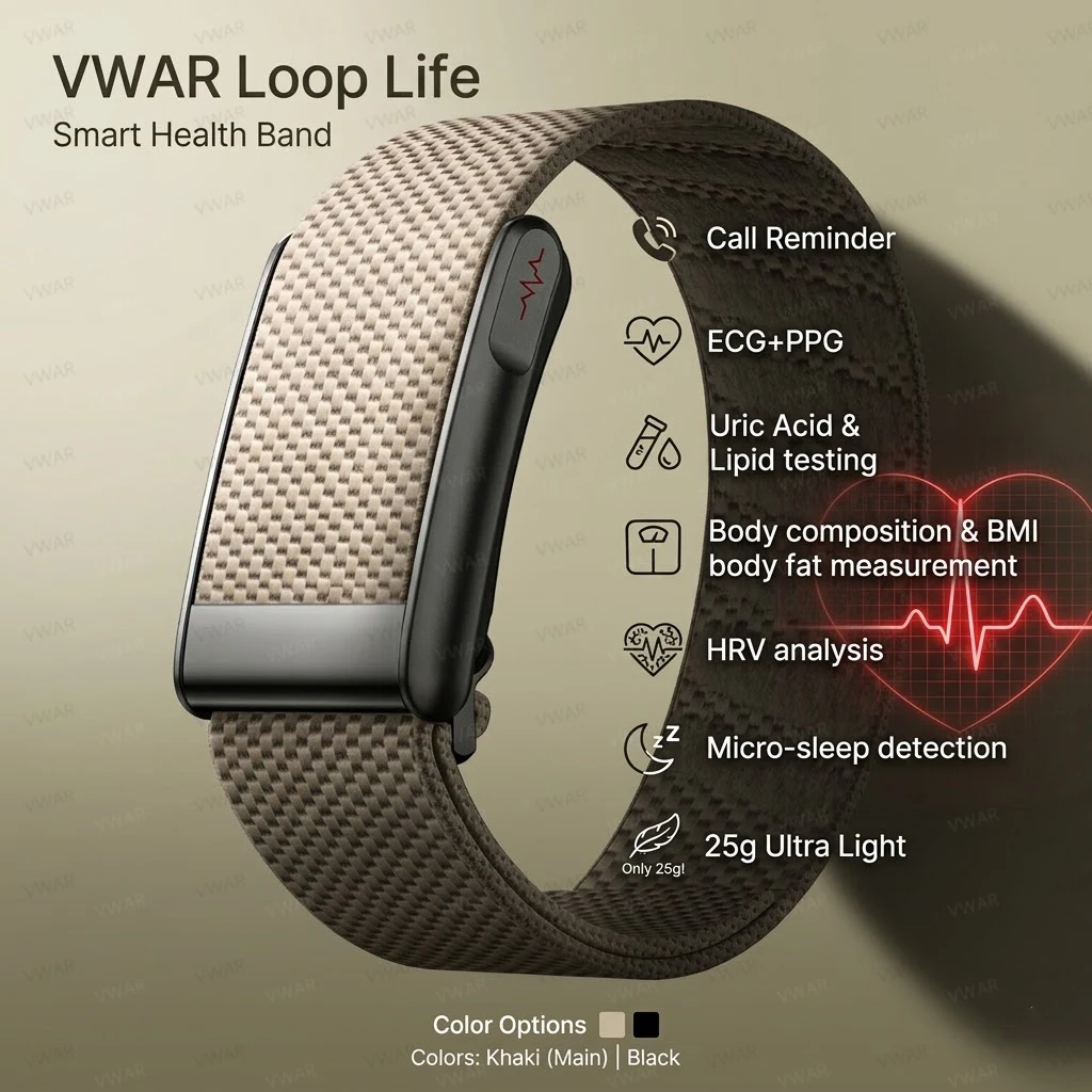2026 New Nursing Grade Smart Band SpO2 Blood Lipid Uric Acid ECG 5ATM Waterproof Bracelet Body Temperature Sport Fitness Tracker
2026 New Nursing Grade Smart Band SpO2 Blood Lipid Uric Acid ECG 5ATM Waterproof Bracelet Body Temperature Sport Fitness Tracker