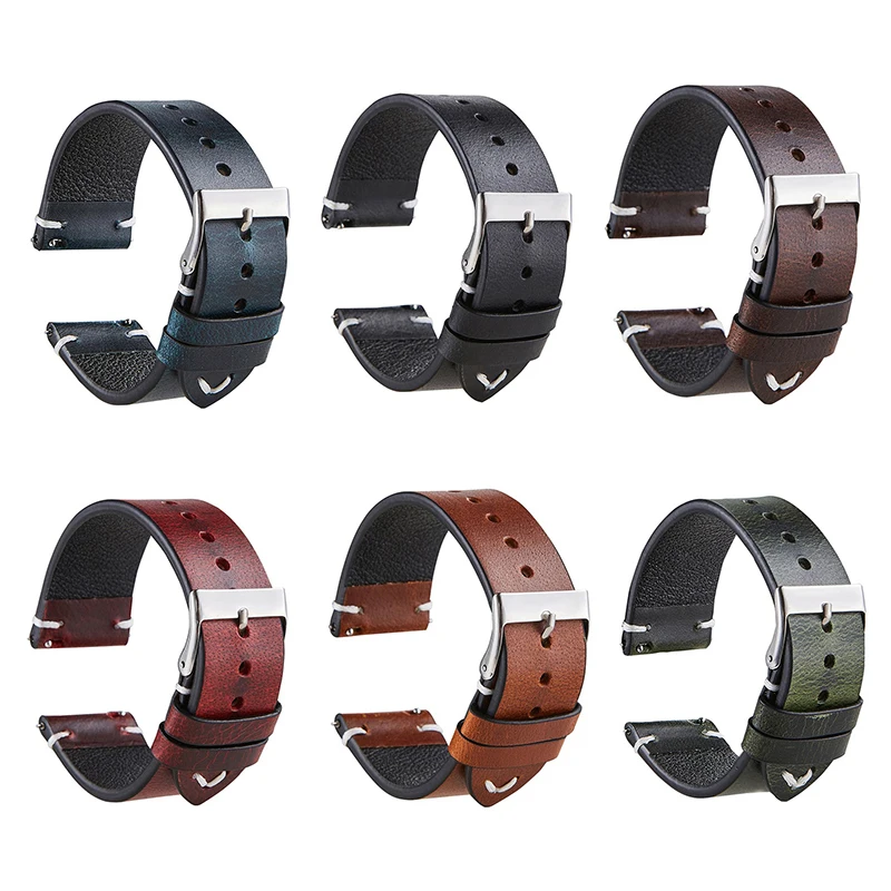 Handmade Retro Genuine Leather Watchband Quick Release Calfskin Watch Strap Bracelet 18mm 20mm 22mm Watch Accessories Wristband
Handmade Retro Genuine Leather Watchband Quick Release Calfskin Watch Strap Bracelet 18mm 20mm 22mm Watch Accessories Wristband