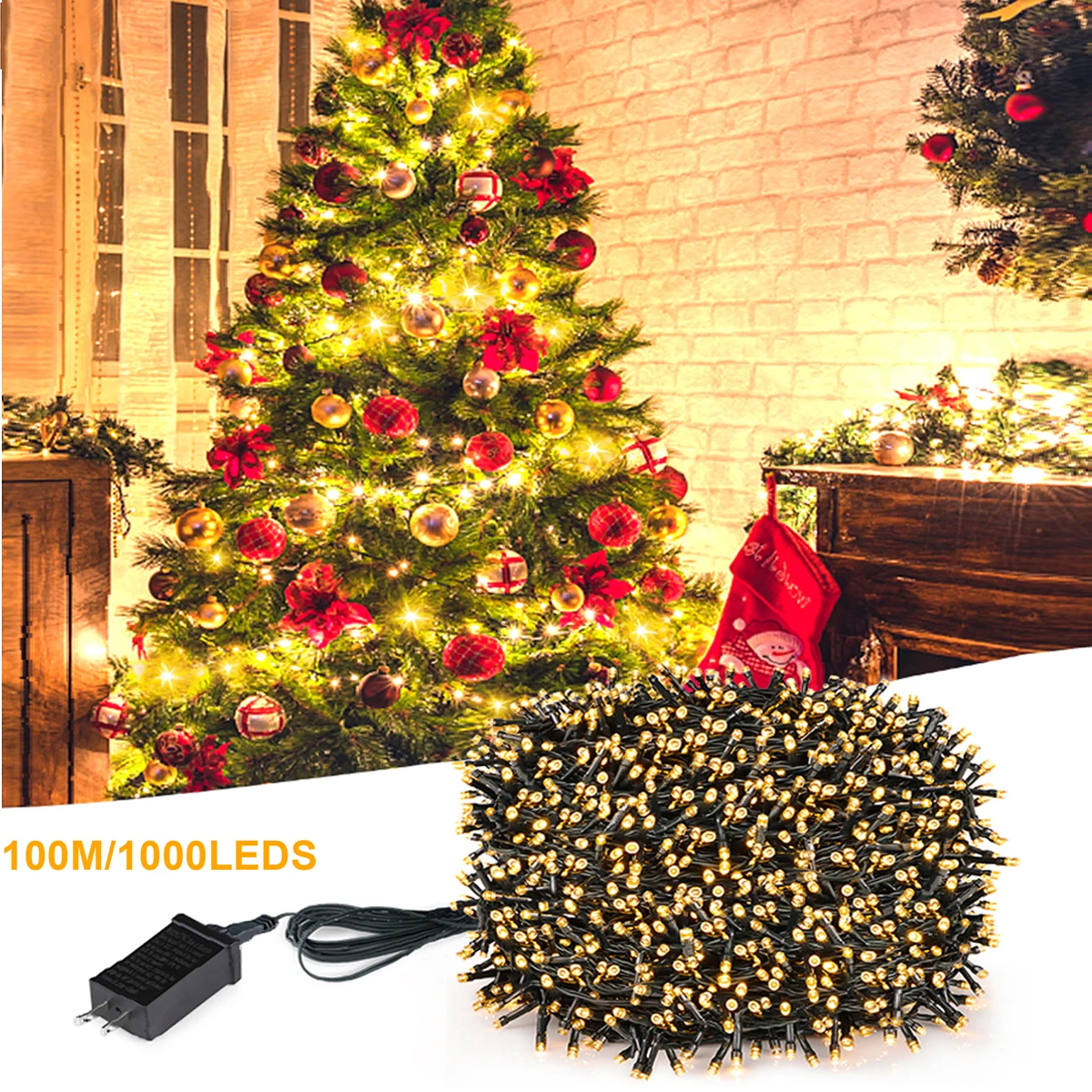 1000-100LEDS LED Strip Halloween String Lights 8 Modes Indoor Party Room Outdoor Patio Garden Christmas Decoration Lamp 10M-100M
1000-100LEDS LED Strip Halloween String Lights 8 Modes Indoor Party Room Outdoor Patio Garden Christmas Decoration Lamp 10M-100M