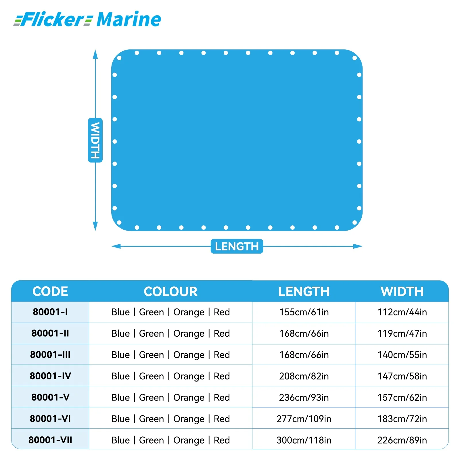 FLICKER MARINE Colorful T-Top Canvas Boat Canopy Cover Multiple Sizes Available, Marine Grade Durable Fabric, UV Resistant Desig
FLICKER MARINE Colorful T-Top Canvas Boat Canopy Cover Multiple Sizes Available, Marine Grade Durable Fabric, UV Resistant Desig