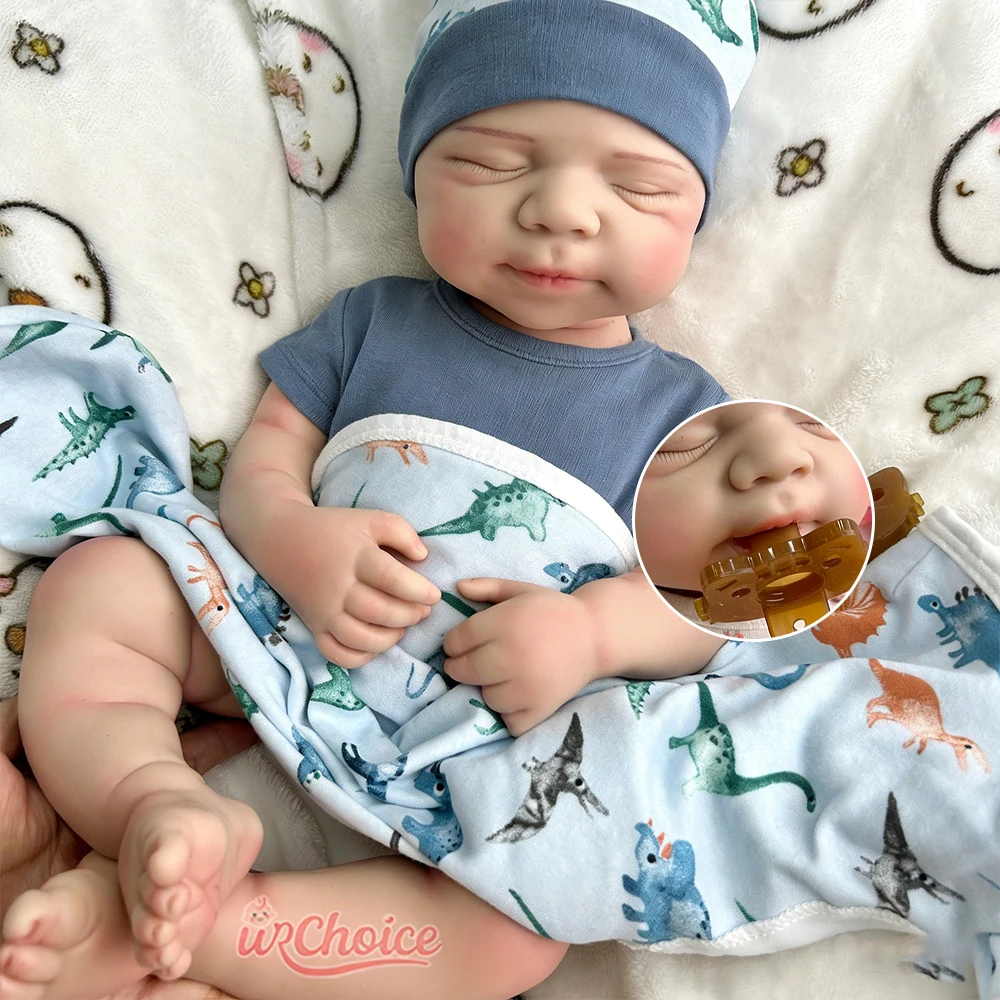 20Inch Cuddly Can Open Mouth Full Silicone Reborn Girl & Boy With Painted Skin Washable Soft Touch Newborn Doll Christmas Gift
20Inch Cuddly Can Open Mouth Full Silicone Reborn Girl & Boy With Painted Skin Washable Soft Touch Newborn Doll Christmas Gift