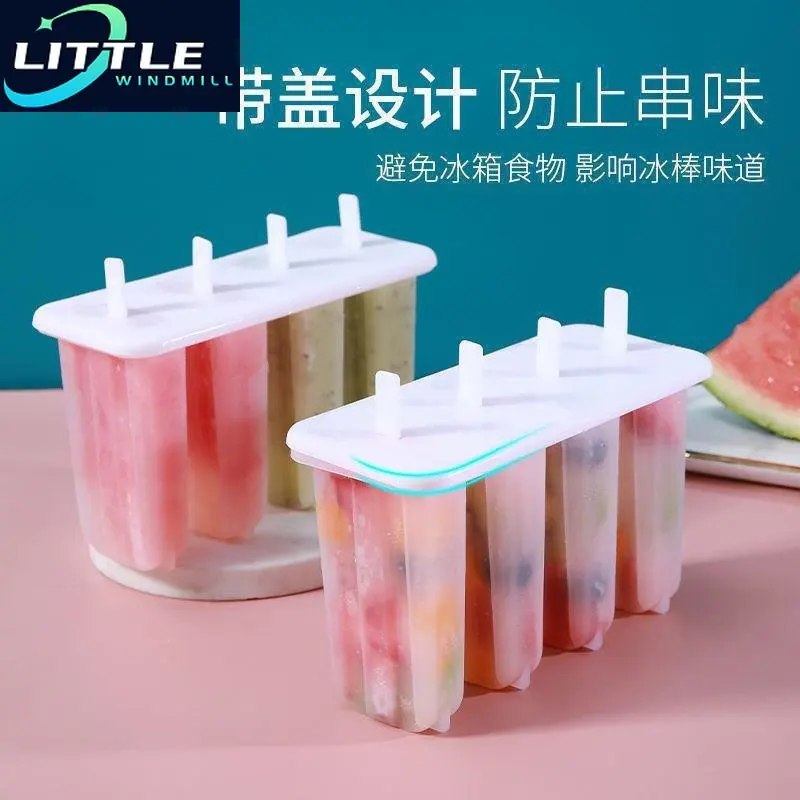 4 Ice Molds + Plastic Sticks, Popsicle Set Cream Tray,Reusable Kitchen Tools
4 Ice Molds + Plastic Sticks, Popsicle Set Cream Tray,Reusable Kitchen Tools