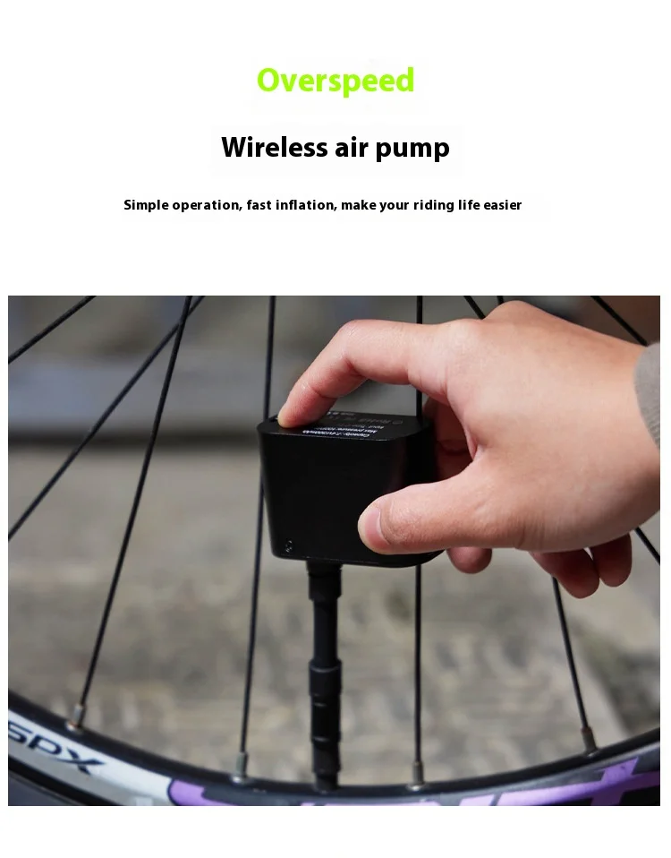 mini wireless air pump electric bike pump bicycle Motorcycle Inflation ball pump Z1 Pedal Car Tire rechargable typeC
mini wireless air pump electric bike pump bicycle Motorcycle Inflation ball pump Z1 Pedal Car Tire rechargable typeC