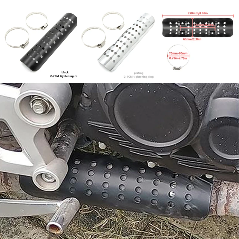 Универсальный мотоциклетный теплозащитный экран выхлопной трубы, защитная крышка глушителя, аксессуары для мотоциклов, пригодные для мотоцикла
Универсальный мотоциклетный теплозащитный экран выхлопной трубы, защитная крышка глушителя, аксессуары для мотоциклов, пригодные для мотоцикла