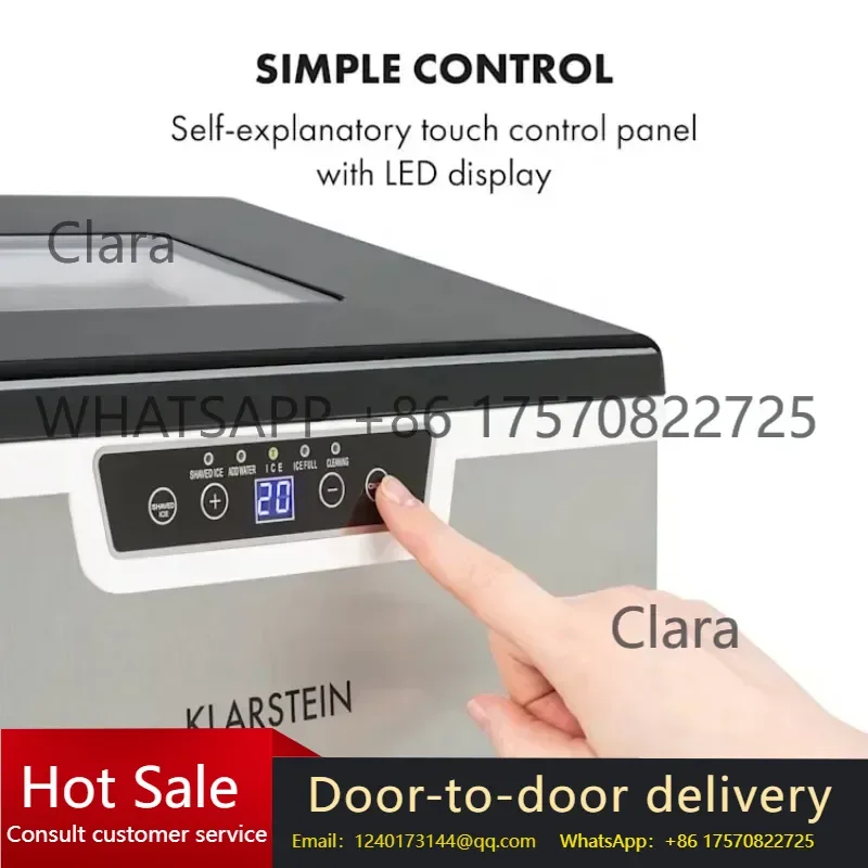 Stainless Steel Automatic Compact Electric Ice Maker Machine
Stainless Steel Automatic Compact Electric Ice Maker Machine
