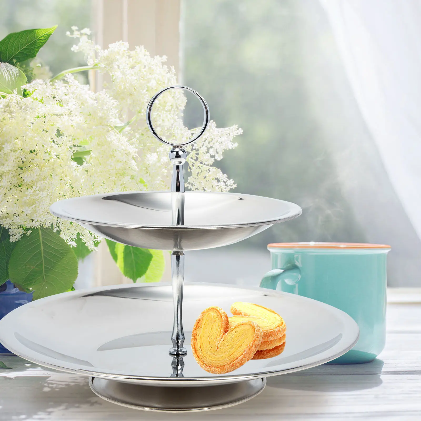 Premium 3-Tier Fruit Serving Stand Odorless Food-Safe Decorative Dessert Display Tray for Home Office Party Picnic Multi-Layer
Premium 3-Tier Fruit Serving Stand Odorless Food-Safe Decorative Dessert Display Tray for Home Office Party Picnic Multi-Layer