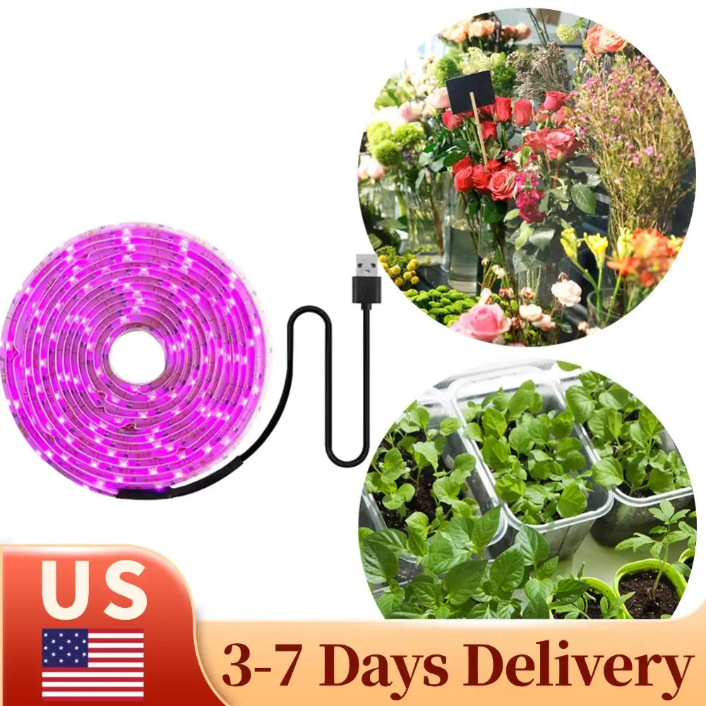 Full Spectrum USB Grow Light Strip Plant Grow LED Light Full Spectrum Lamp for Plants Flowers Greenhouse Hydroponic
Full Spectrum USB Grow Light Strip Plant Grow LED Light Full Spectrum Lamp for Plants Flowers Greenhouse Hydroponic
