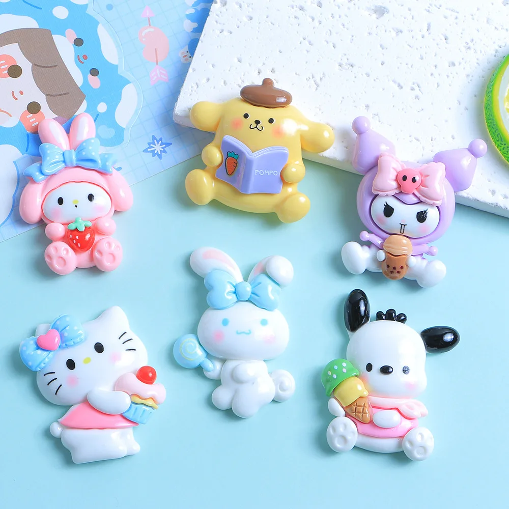 2 шт., милые Мультяшные полимерные аксессуары sanrio с плоской задней стороной, кавайные полимерные аксессуары, материалы для рукоделия, украшение для скрапбукинга
2 шт., милые Мультяшные полимерные аксессуары sanrio с плоской задней стороной, кавайные полимерные аксессуары, материалы для рукоделия, украшение для скрапбукинга