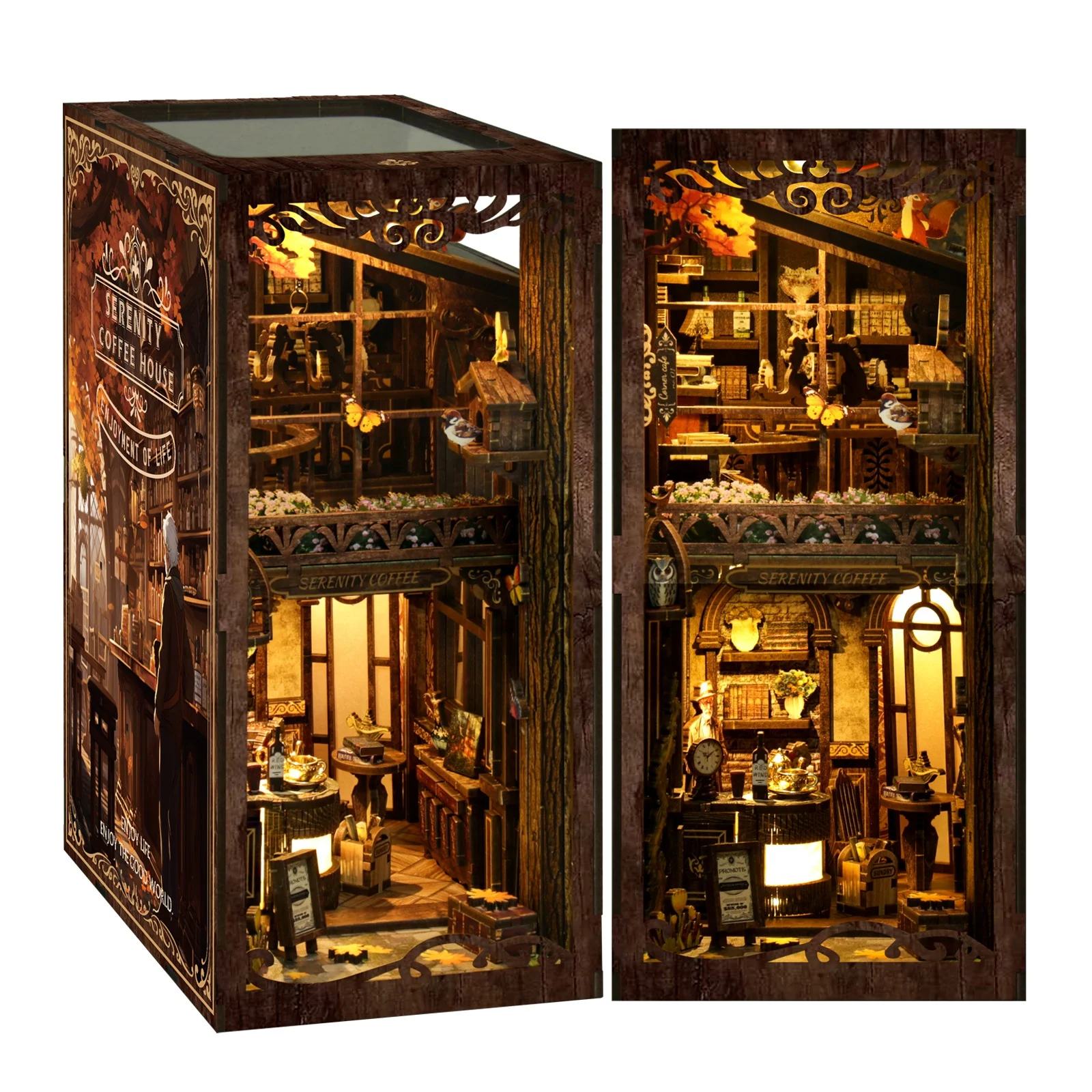 Популярный деревянный конструктор-головоломка «Книжный уголок»: набор для сборки миниатюрного кукольного домика из МДФ для взрослых
Популярный деревянный конструктор-головоломка «Книжный уголок»: набор для сборки миниатюрного кукольного домика из МДФ для взрослых