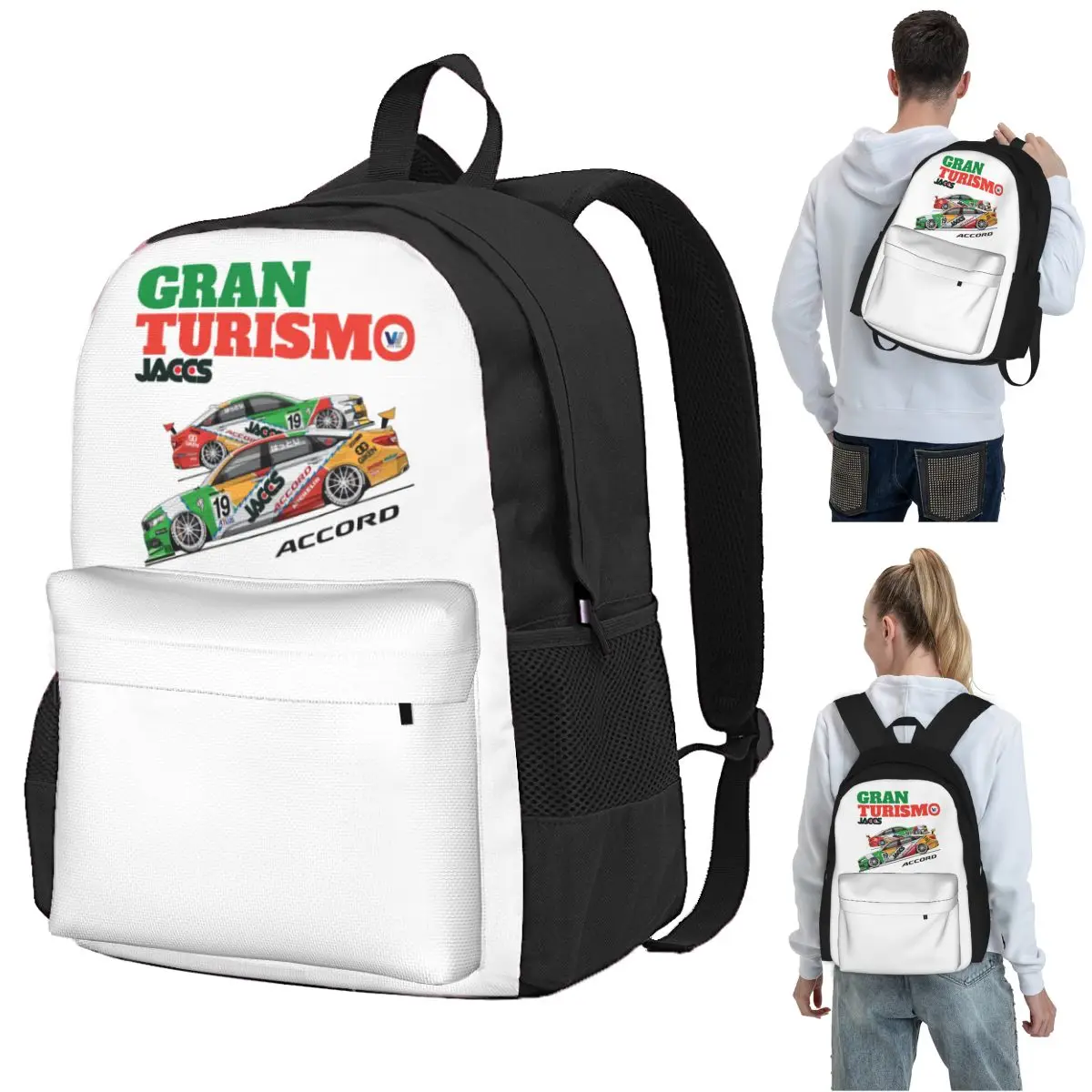 JACCS Gran Turismo Backpack Student BookBag Kids School Bag Laptop Shoulder Bags for Men Women
JACCS Gran Turismo Backpack Student BookBag Kids School Bag Laptop Shoulder Bags for Men Women