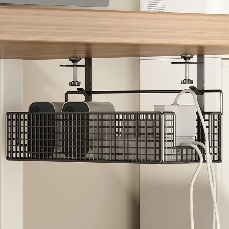 No-Punch Under-Desk Organizer Shelf, Wire Plug Storage Box, Adjustable Bracket For Item Storage, Stationery Storage Rack
No-Punch Under-Desk Organizer Shelf, Wire Plug Storage Box, Adjustable Bracket For Item Storage, Stationery Storage Rack