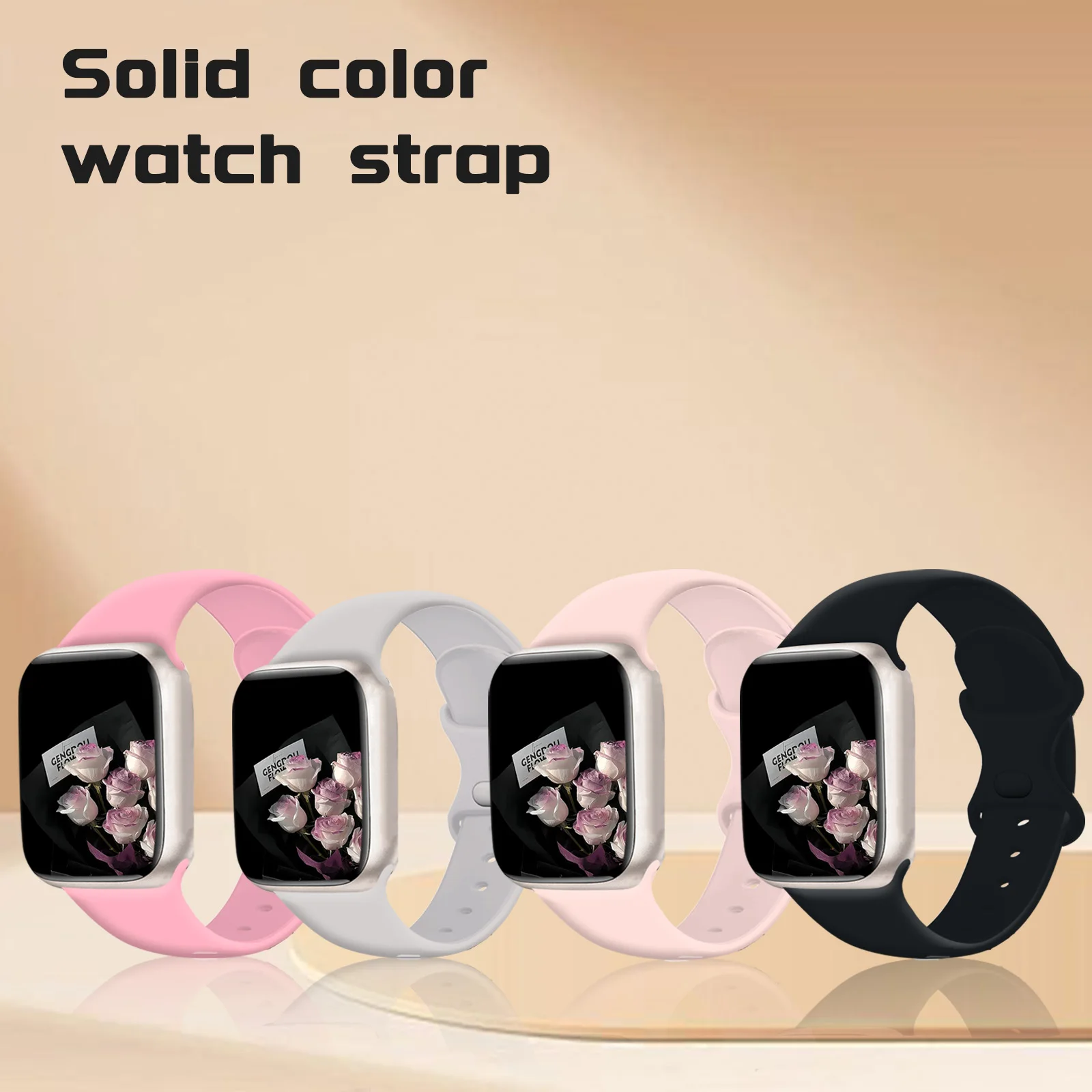 Solid color strap for Apple Watch 10 9 8 Silicone Band Replaceable Bracelet for iWatch 46mm 44mm 42mm 41mm Watchband
Solid color strap for Apple Watch 10 9 8 Silicone Band Replaceable Bracelet for iWatch 46mm 44mm 42mm 41mm Watchband