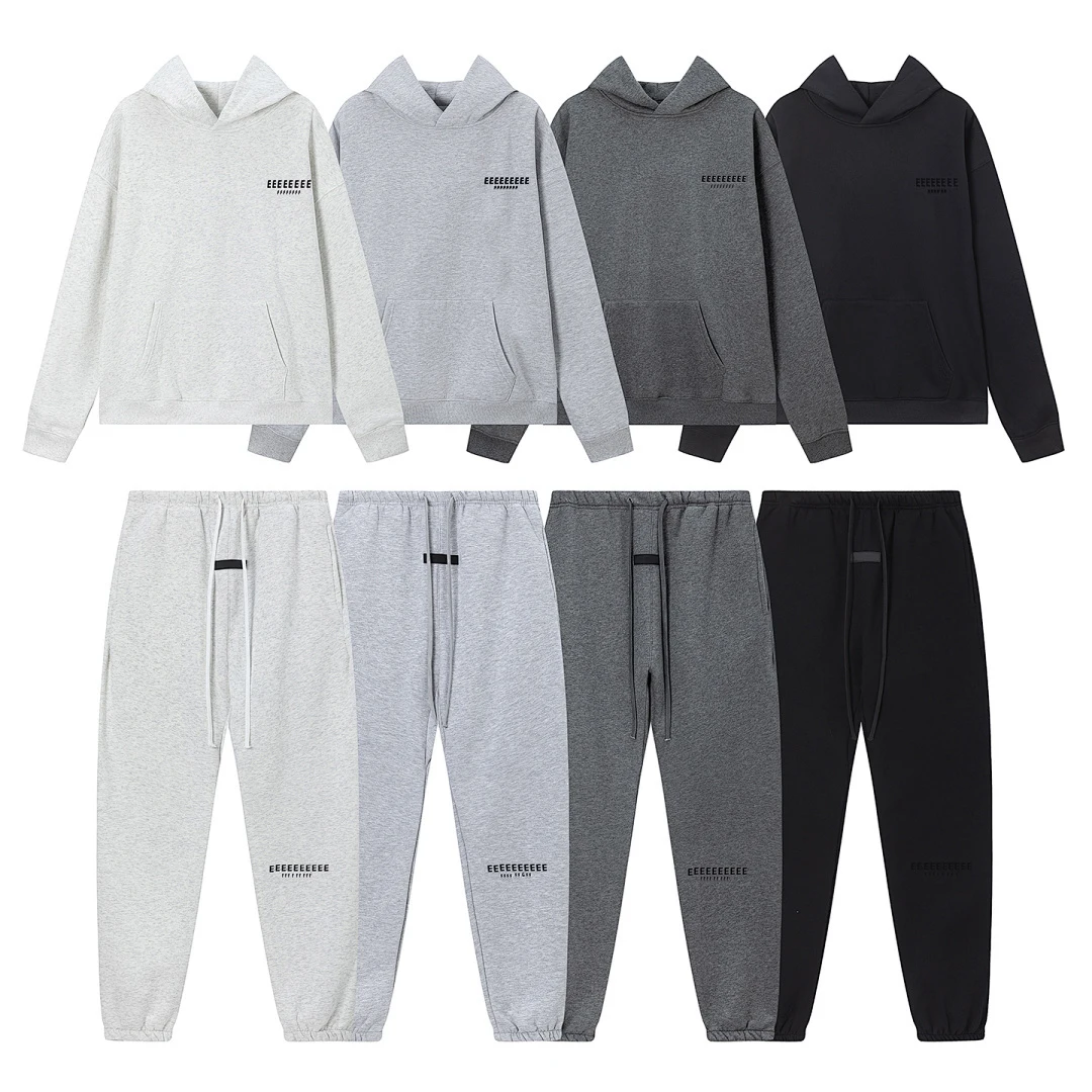 PRC Trendy Hoodies Sweatshirt Pant Set Fashion Hiphop Streetwear Classic Double Line Letter Logo Hoodies Set Unisex
PRC Trendy Hoodies Sweatshirt Pant Set Fashion Hiphop Streetwear Classic Double Line Letter Logo Hoodies Set Unisex