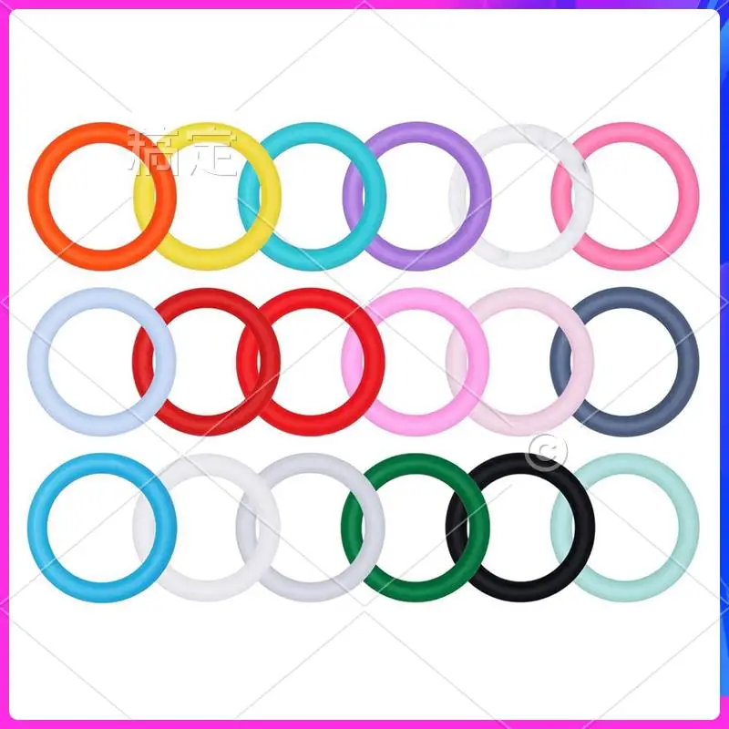 AG-Silicone Beadable O Rings For DIY Keychain Necklace Making Jewelry Hanging Ornaments 65Mm Round Silicone Bead Loop
AG-Silicone Beadable O Rings For DIY Keychain Necklace Making Jewelry Hanging Ornaments 65Mm Round Silicone Bead Loop