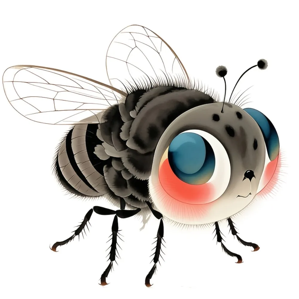 Cute Cartoon Fly Sticker Large Black & White Bug Decal with Big Eyes Antennae Removable Vinyl for Cars Motorcycles Walls
Cute Cartoon Fly Sticker Large Black & White Bug Decal with Big Eyes Antennae Removable Vinyl for Cars Motorcycles Walls