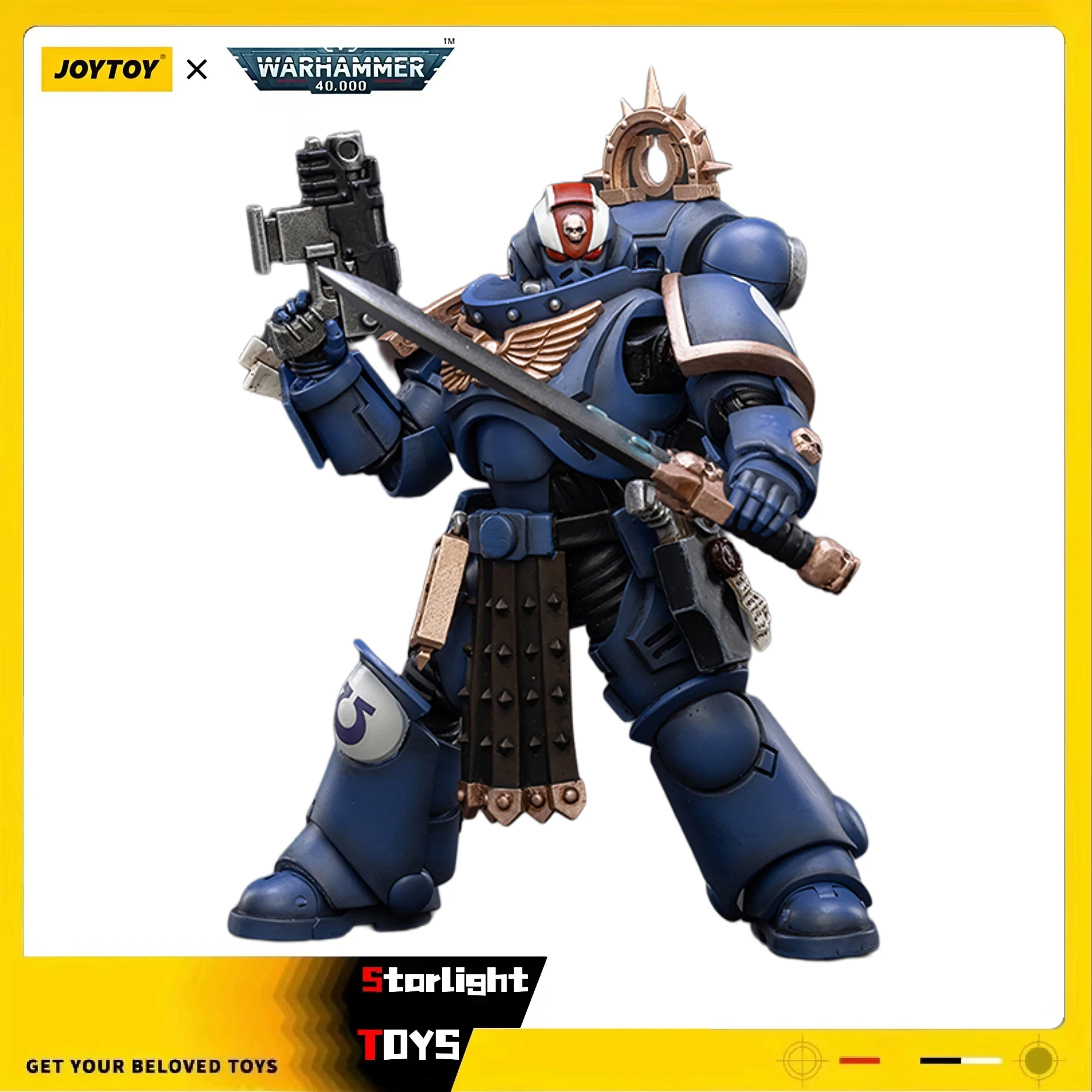 JOYTOY Warhammer 40K Ultramarines Primaris Lieutenant Amulius Model Toy Gifts 1/18 Action Figure
JOYTOY Warhammer 40K Ultramarines Primaris Lieutenant Amulius Model Toy Gifts 1/18 Action Figure