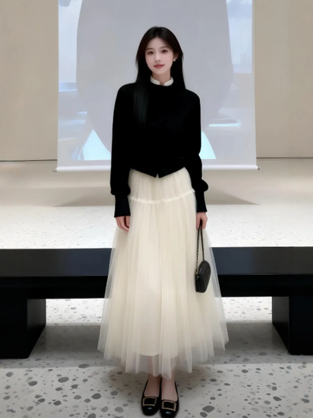 Spring Knitted Top And Skirt Set Gentle Style Comfortable Fashion Korean Style Long Sleeve round Neck Button Closure ABC Series
Spring Knitted Top And Skirt Set Gentle Style Comfortable Fashion Korean Style Long Sleeve round Neck Button Closure ABC Series