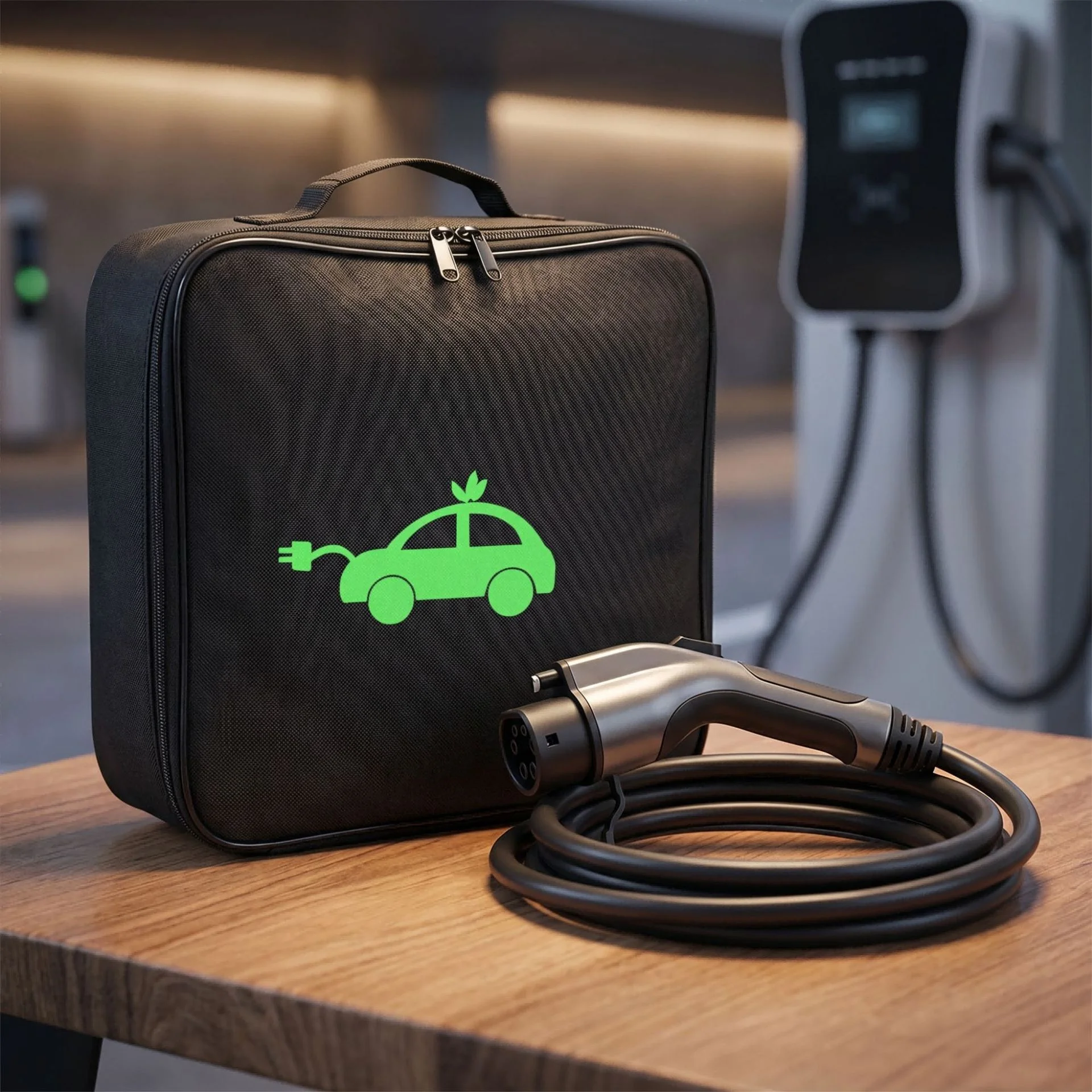 Charging gun storage bag, electric vehicle on-board charging storage box, trunk charging cable holder storage
Charging gun storage bag, electric vehicle on-board charging storage box, trunk charging cable holder storage