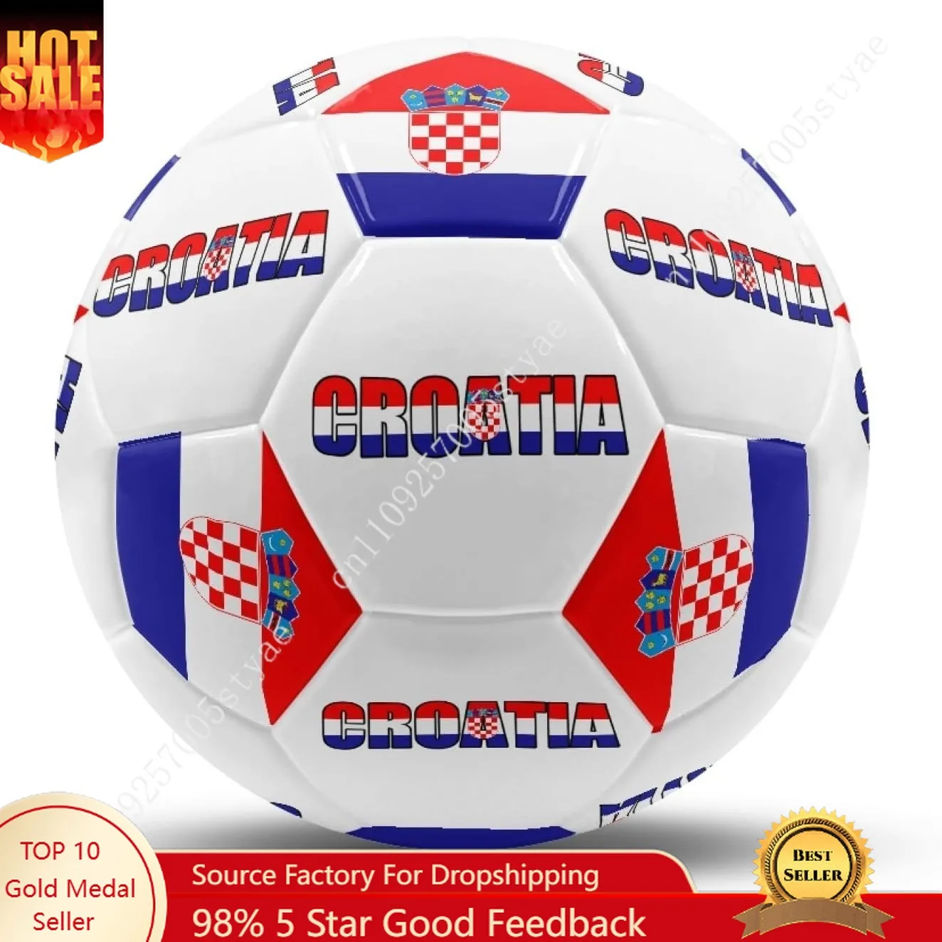 Croatia Flag Croatian Soccer Ball Leather Football Light Sport Equipment Durable Soccer Balls for Indoor Outdoor Match Training
Croatia Flag Croatian Soccer Ball Leather Football Light Sport Equipment Durable Soccer Balls for Indoor Outdoor Match Training