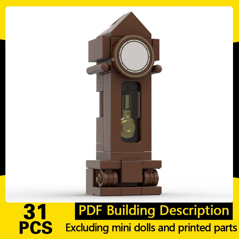 City Street View Model MOC Building Bricks Vintage Oak Standing Clock Modular Technology Gifts Holiday Assemble Children Toys
City Street View Model MOC Building Bricks Vintage Oak Standing Clock Modular Technology Gifts Holiday Assemble Children Toys