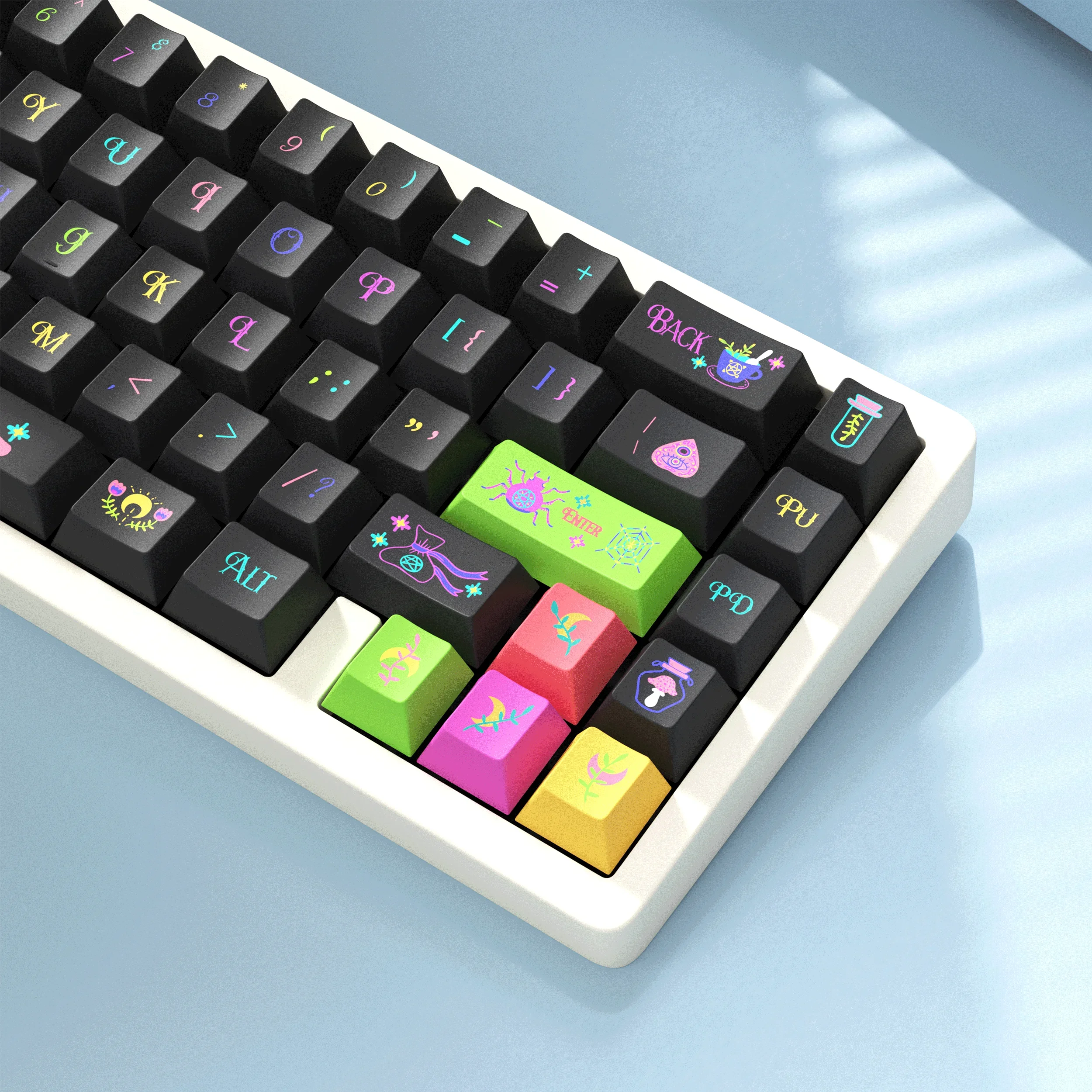 Original Moon Magic Black Original High PBT Sublimation Personality Mechanical Keyboard Office Keycaps
Original Moon Magic Black Original High PBT Sublimation Personality Mechanical Keyboard Office Keycaps