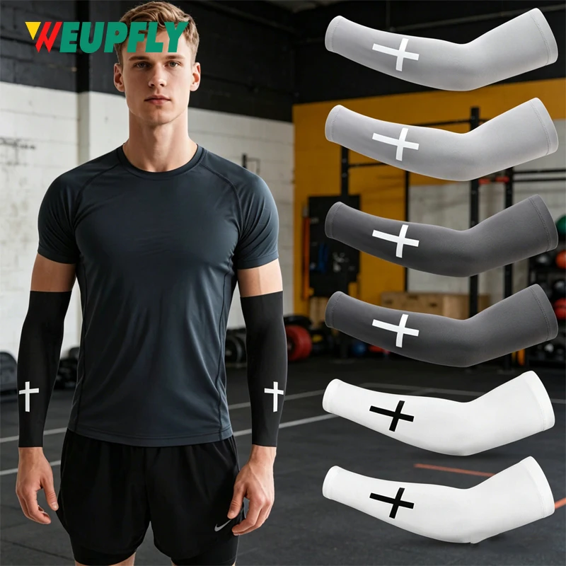 1Pair Compression Arm Sleeves for Men & Women -Sports Running Basketball Gym Workout Cycling Baseball Football -Fit for Athletic
1Pair Compression Arm Sleeves for Men & Women -Sports Running Basketball Gym Workout Cycling Baseball Football -Fit for Athletic