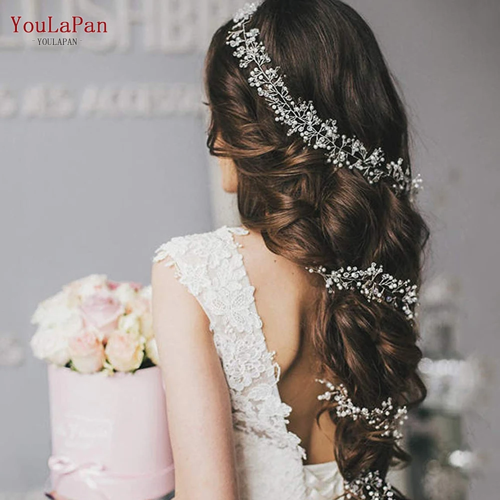 YouLaPan Luxury Pearl Crystal Rhinestone Hair Band Charming Headpiece For Brides Women At Weddings Proms And Galas HP120
YouLaPan Luxury Pearl Crystal Rhinestone Hair Band Charming Headpiece For Brides Women At Weddings Proms And Galas HP120