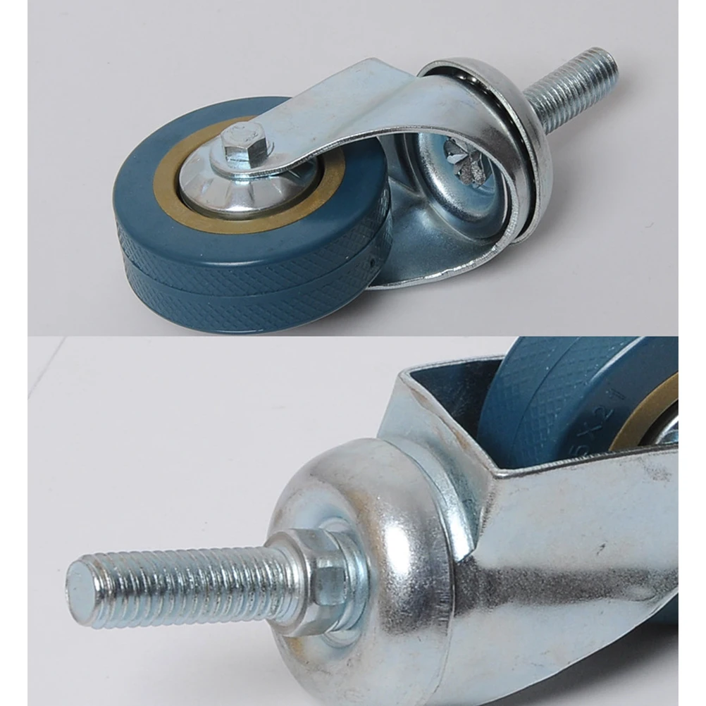 4 Pcs Swivel Castor Casters Wear-resistant PVC Metal Industrial Caster Rolling Wheel Swivel Furniture Hardware
4 Pcs Swivel Castor Casters Wear-resistant PVC Metal Industrial Caster Rolling Wheel Swivel Furniture Hardware