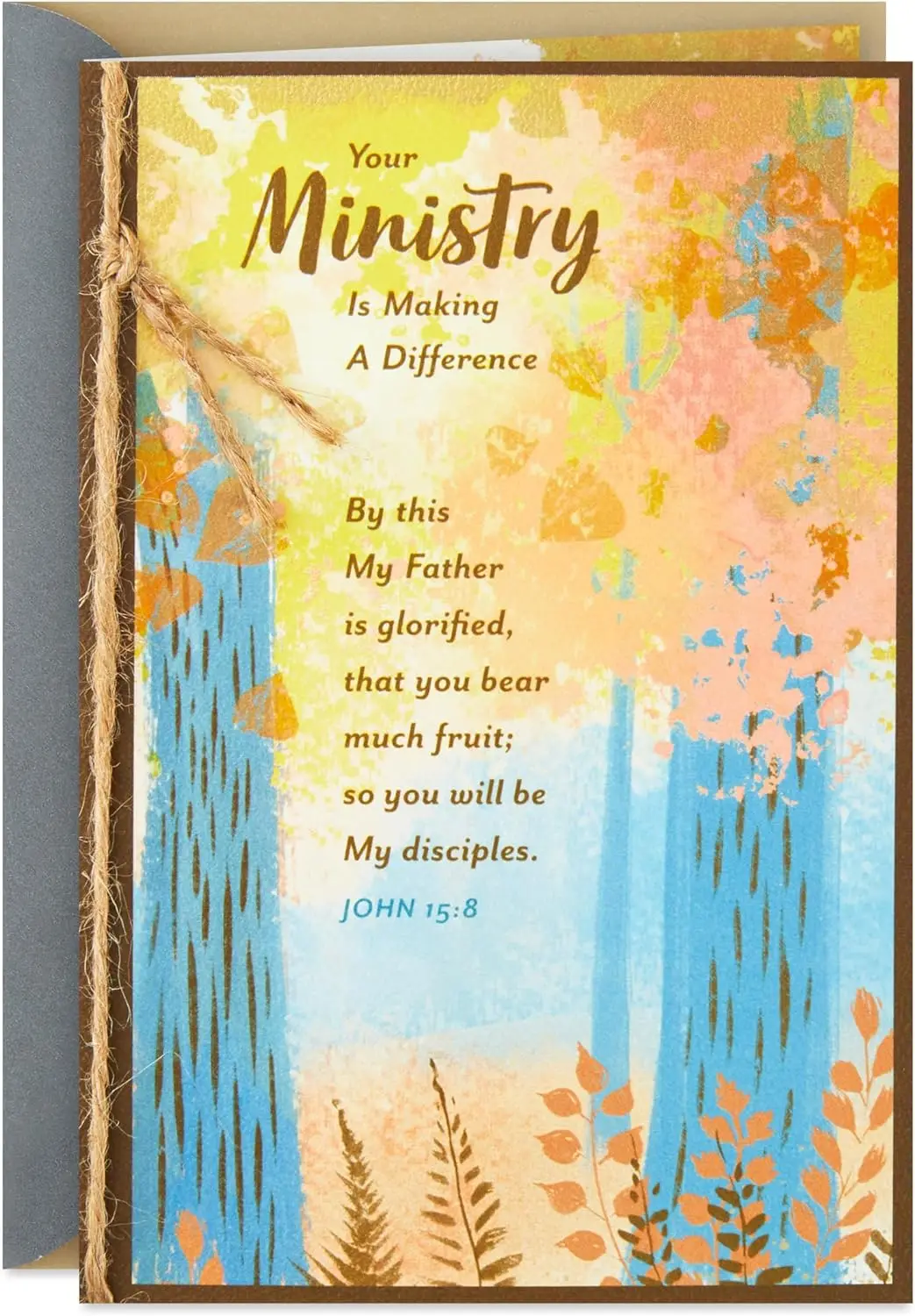 Religious Thank You Card for Minister (Making a Difference) for Clergy Appreciation Day, Encouragement, Birthday
Religious Thank You Card for Minister (Making a Difference) for Clergy Appreciation Day, Encouragement, Birthday