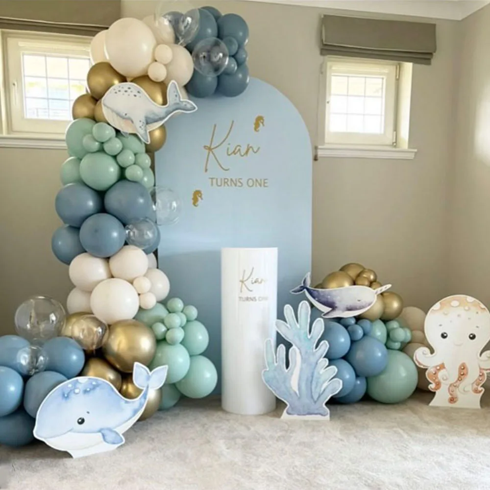 127pcs Sea Blue Fog Green Sand White Gold Balloons Garland Arch Kit Wedding Decor Kids Birthday Supplie Latex Ballon Baby Shower
127pcs Sea Blue Fog Green Sand White Gold Balloons Garland Arch Kit Wedding Decor Kids Birthday Supplie Latex Ballon Baby Shower