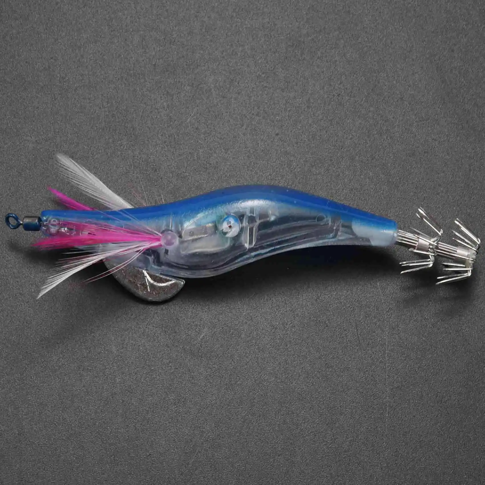 these 2Pc Blue Flashing LED Fishing Lure Flash Light 10cm Minnow Luminous Squid Jig Shrimp Bait Night Fishing Lure
these 2Pc Blue Flashing LED Fishing Lure Flash Light 10cm Minnow Luminous Squid Jig Shrimp Bait Night Fishing Lure