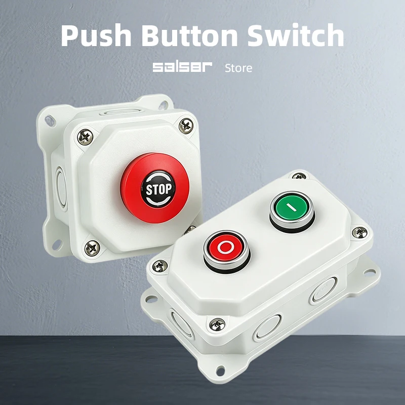 Knob Push Button Switch Screw Mounted Control Box Waterproof Flame Retardant 1/2 Hole Start Stop Industrial Outdoor Use
Knob Push Button Switch Screw Mounted Control Box Waterproof Flame Retardant 1/2 Hole Start Stop Industrial Outdoor Use