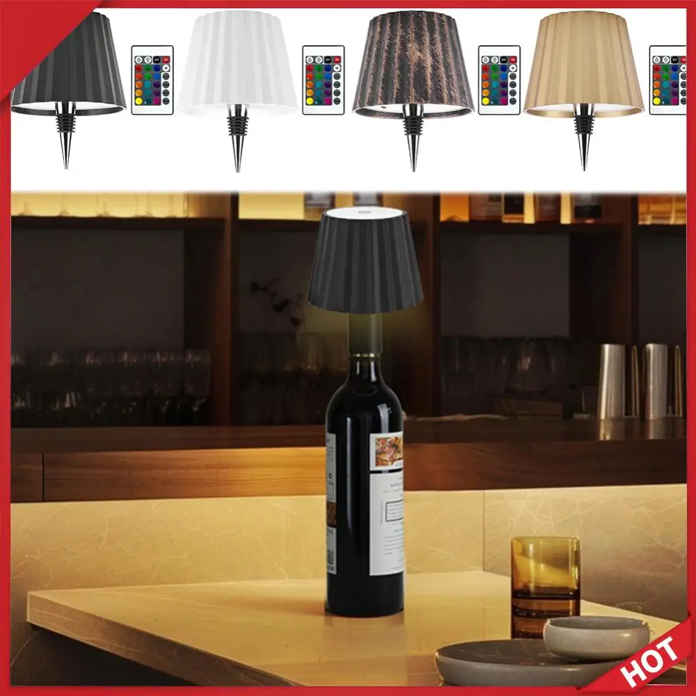 Wireless Bottle Lamp 3 Color + RGB Decorative Night Light Touch-Control Desk LED Lamp for Decorating Living Rooms Parties Bars
Wireless Bottle Lamp 3 Color + RGB Decorative Night Light Touch-Control Desk LED Lamp for Decorating Living Rooms Parties Bars