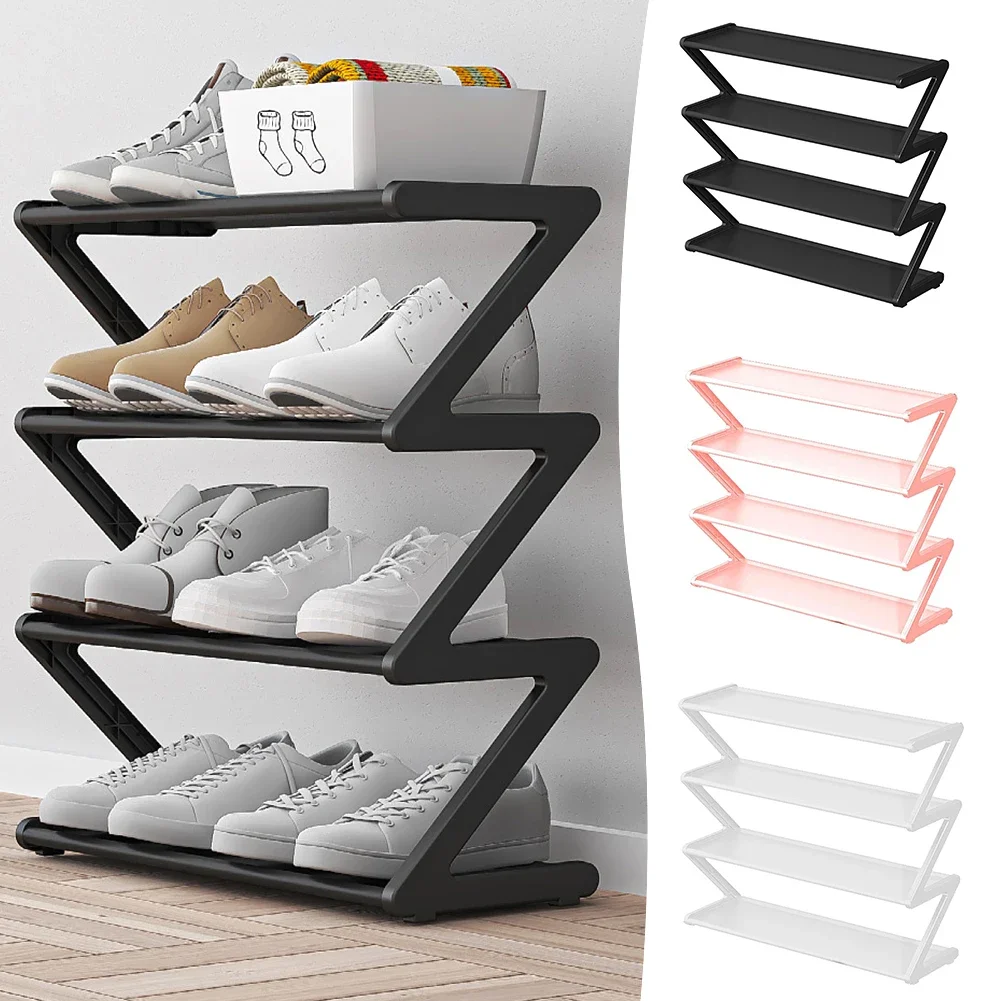 Z-shaped 4 Layer Shoe Organizer Space Saving Shoe Rack For Wall Corner Stackable Shelf Adjustable Saving Cabinet Storage Shelf
Z-shaped 4 Layer Shoe Organizer Space Saving Shoe Rack For Wall Corner Stackable Shelf Adjustable Saving Cabinet Storage Shelf