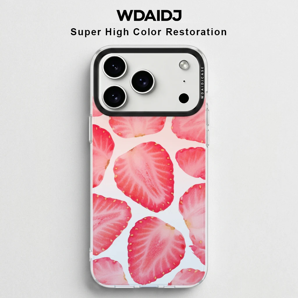 Fresh Watercolor Strawberry Print Anti Yellowing Clear TPU Phone Case For iPhone 13 14 15 16 17 Shockproof Slim Cover
Fresh Watercolor Strawberry Print Anti Yellowing Clear TPU Phone Case For iPhone 13 14 15 16 17 Shockproof Slim Cover