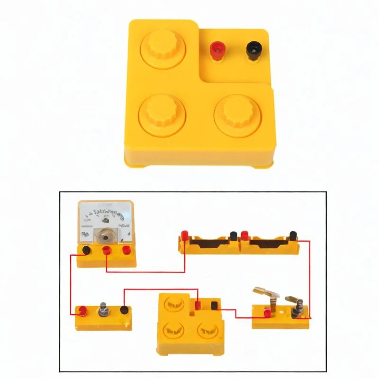 Resistance Lab Adjustable Decade Resistor Teaching Instrument Interactive Funny